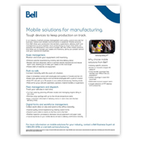 Mobile solutions for manufacturing Mobile solutions for manufacturing